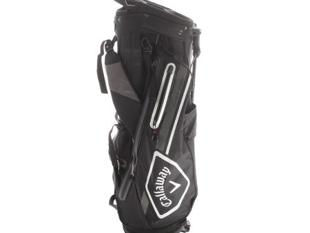 Callaway Chev Dry Stand Bag - Black White Hot on Sale