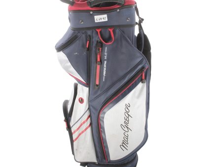 MacGregor Principal 14.0 Cart Bag - Red White Blue For Cheap