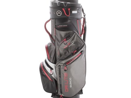 Big Max DRI LITE Silencio Cart Bag - Red Black Grey Fashion