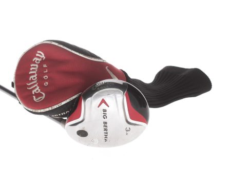 Callaway Big Bertha Graphite Mens Right Hand Fairway 3 Wood 15* Regular - Big Bertha Steelhead Plus Online now