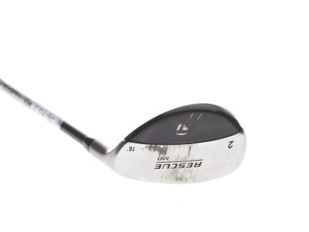 TaylorMade Rescue Mid Graphite Mens Right Hand 2 Hybrid 16* Regular - TaylorMade Online Sale