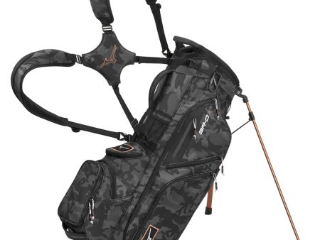 Mizuno BR-DX Stand Bag - Black Camo Copper For Cheap