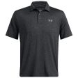 Under Armour Playoff 3.0 Printed Polo Shirt - Anthracite Black Sale