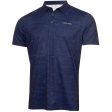 Calvin Klein Textured Slate Polo - Evening Blue For Discount