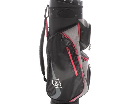 Wilson Staff iLock Cart Bag - Red Black Grey Fashion