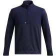 Under Armour Drive Storm Sweater Fleece 1 2 Zip - Midnight Navy Downpour Gray Online Sale